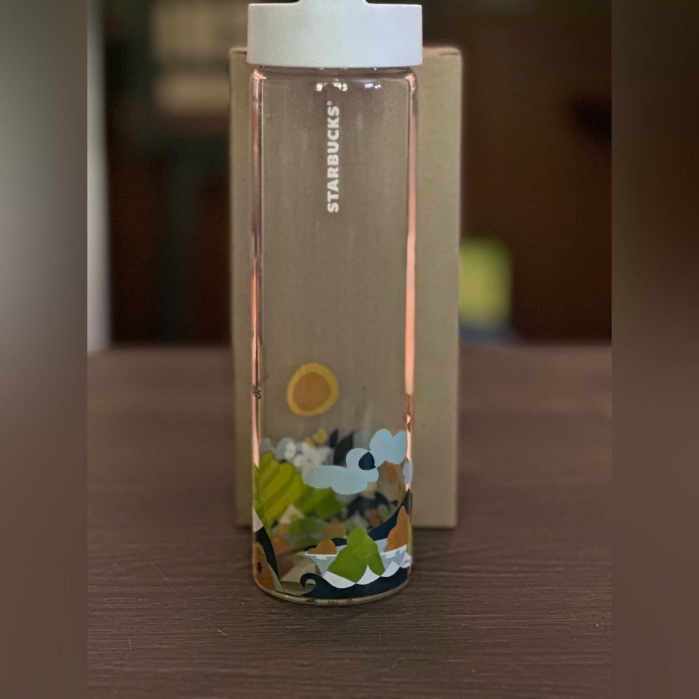 Starbucks “You are Here” Glass water bottle. Philippines.